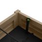 Preview: Hochbeet Hellbraun 110x45x79 cm Polypropylen