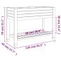 Preview: Hochbeet Hellbraun 110x45x79 cm Polypropylen