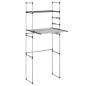 Preview: Waschmaschinenregal 77x52x192 cm Aluminium