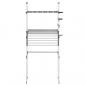 Preview: Waschmaschinenregal 77x52x192 cm Aluminium
