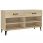 Preview: Schuhschrank Sonoma-Eiche 102x35x55 cm Holzwerkstoff