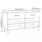Preview: Schuhschrank Sonoma-Eiche 102x35x55 cm Holzwerkstoff