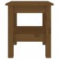 Preview: Couchtisch Honigbraun 35x35x40 cm Massivholz Kiefer