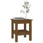 Preview: Couchtisch Honigbraun 35x35x40 cm Massivholz Kiefer