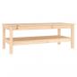 Preview: Couchtisch 110x50x40 cm Massivholz Kiefer