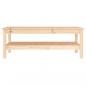 Preview: Couchtisch 110x50x40 cm Massivholz Kiefer