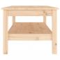 Preview: Couchtisch 110x50x40 cm Massivholz Kiefer
