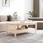 Preview: Couchtisch 110x50x40 cm Massivholz Kiefer
