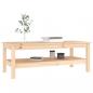 Preview: Couchtisch 110x50x40 cm Massivholz Kiefer