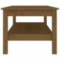 Preview: Couchtisch Honigbraun 110x50x40 cm Massivholz Kiefer