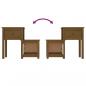 Preview: Nachttisch Honigbraun 79,5x38x65,5 cm Massivholz Kiefer