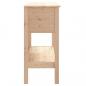 Preview: Konsolentisch 75x35x75 cm Massivholz Kiefer