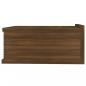 Preview: Hängender Nachttisch Braun Eiche 40x30x15 cm Holzwerkstoff