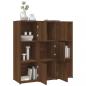 Preview: Bücherregal Braun Eichen-Optik 90x30x90 cm Holzwerkstoff