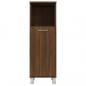 Preview: Badschrank Braun Eichen-Optik 30x30x95 cm Holzwerkstoff