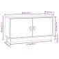 Preview: TV-Schrank Honigbraun 80x34x40 cm Massivholz Kiefer