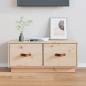 Preview: ARDEBO.de - TV-Schrank 80x34x35 cm Massivholz Kiefer