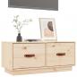 Preview: TV-Schrank 80x34x35 cm Massivholz Kiefer