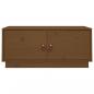 Preview: Couchtisch Honigbraun 80x50x35 cm Massivholz Kiefer