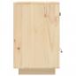 Preview: Nachttisch 40x34x55 cm Massivholz Kiefer