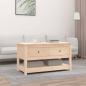 Preview: ARDEBO.de - Couchtisch 102x49x55 cm Massivholz Kiefer