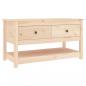 Preview: Couchtisch 102x49x55 cm Massivholz Kiefer