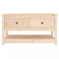 Preview: Couchtisch 102x49x55 cm Massivholz Kiefer