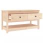 Preview: Couchtisch 102x49x55 cm Massivholz Kiefer