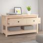 Preview: Couchtisch 102x49x55 cm Massivholz Kiefer