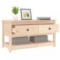 Preview: Couchtisch 102x49x55 cm Massivholz Kiefer