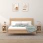 Preview: ARDEBO.de - Nachttische 2 Stk. 40x35x55 cm Massivholz Kiefer