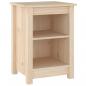 Preview: Nachttische 2 Stk. 40x35x55 cm Massivholz Kiefer