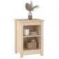 Preview: Nachttische 2 Stk. 40x35x55 cm Massivholz Kiefer