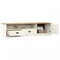 Preview: TV-Schrank VIGO Weiß 156x40x40 cm Massivholz Kiefer
