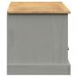Preview: TV-Schrank VIGO Grau 156x40x40 cm Massivholz Kiefer