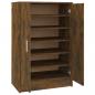 Preview: Schuhschrank Räuchereiche 60x35x92 cm Holzwerkstoff