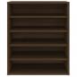 Preview: Schuhschrank Braun Eichen-Optik 60x35x70 cm Holzwerkstoff
