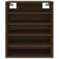 Preview: Schuhschrank Braun Eichen-Optik 60x35x70 cm Holzwerkstoff