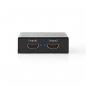Preview: ARDEBO.de - HDMI ? Splitter | 2-Port port(s) | HDMI? Eingang | 2x HDMI? Ausgang | 4K@60Hz | 18 Gbps | Metall | Anthrazit