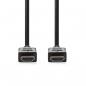 Preview: High Speed ??HDMI ? Kabel mit Ethernet | HDMI? Stecker | HDMI? Stecker | 4K@30Hz | ARC | 10.2 Gbps | 25.0 m | Rund | PVC | Schwarz | Label