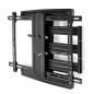 Preview: Vollbewegliche-TV-Wandhalterung | 37 - 80 " | maximal unterstützes Bildschirmgewicht: 50 kg | kippbar | drehbar | Minimaler Wandabstand: 70 mm | Maximaler Wandabstand: 650 mm | 3 Drehpunkt(e) | Stahl | Schwarz