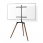 Preview: ARDEBO.de - TV Bodenständer | 50 - 65 " | maximal unterstützes Bildschirmgewicht: 35 kg | Scandinavian Design | drehbar | Anti-Kipp-Gurt | Schnappverschluss | Aluminium / Stahl | Schwarz