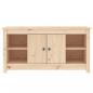 Preview: TV-Schrank 103x36,5x52 cm Massivholz Kiefer