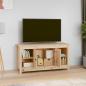 Preview: TV-Schrank 103x36,5x52 cm Massivholz Kiefer