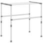 Preview: Wäschetrockner 83x(50-55)x(40-85) cm Aluminium