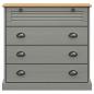 Preview: Kommode VIGO 80x40x76 cm Massivholz Kiefer