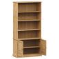 Preview: Bücherregal VIGO 85x35x170 cm Massivholz Kiefer