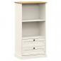 Preview: Bücherregal VIGO 60x35x114,5 cm Massivholz Kiefer
