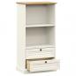 Preview: Bücherregal VIGO 60x35x114,5 cm Massivholz Kiefer