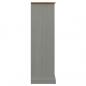 Preview: Bücherregal VIGO Grau 90x35x114,5 cm Massivholz Kiefer